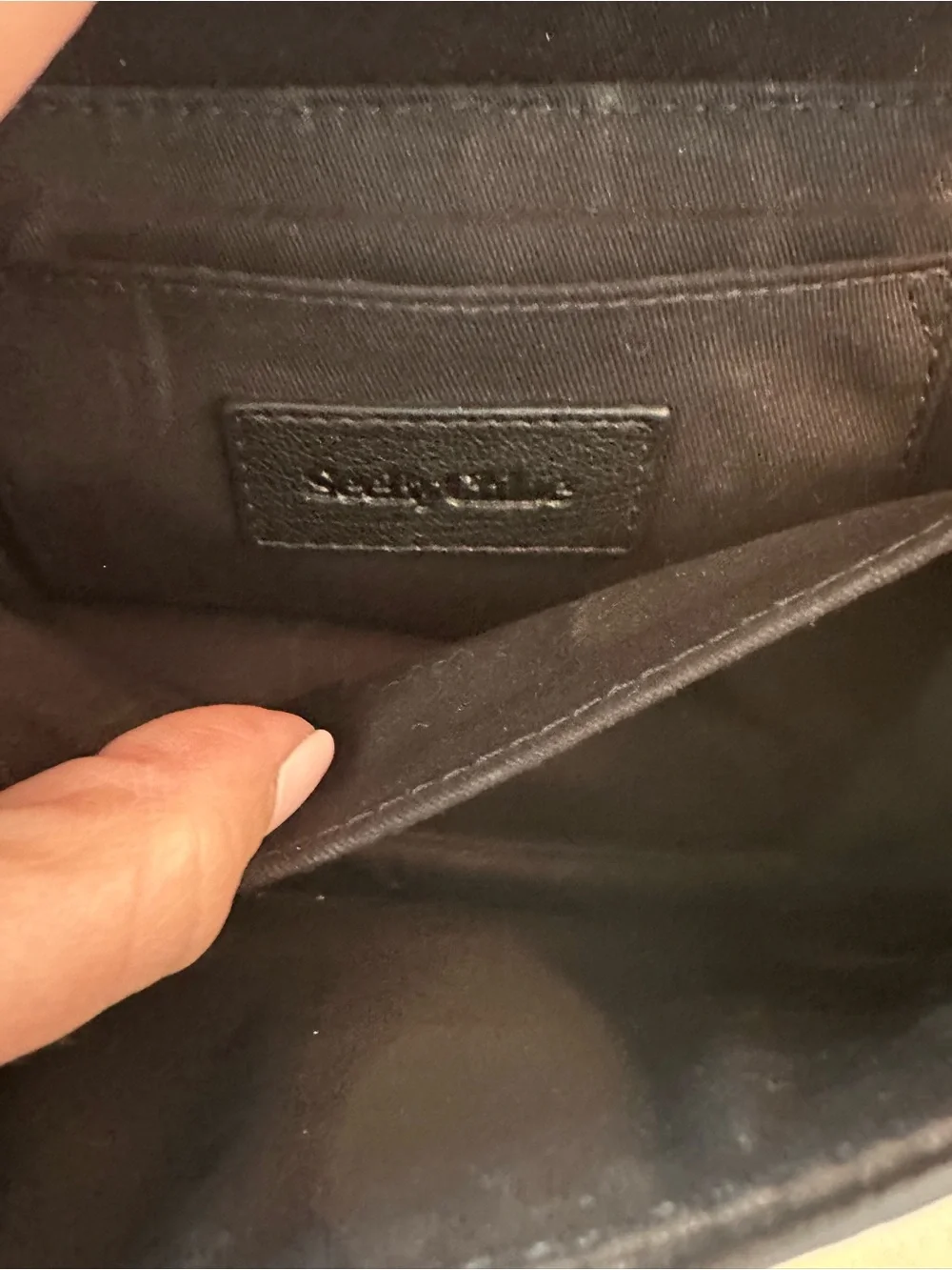 See By Chloé Black Leather Small Shoulder Bag with Gold Hardware - Picture 6 of 9